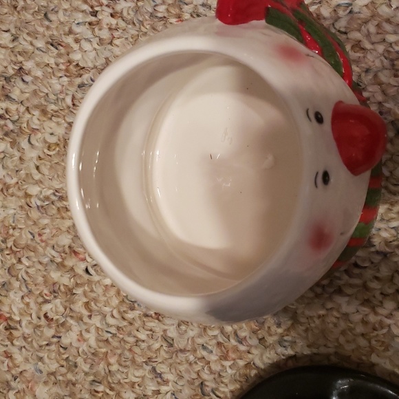 Snowman ceramic goody jar - Picture 7 of 7
